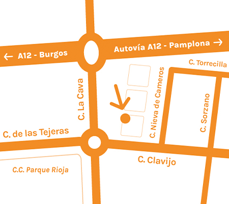 Mapa indicando dónde se sitúa la tienda de DePeloEnPerro